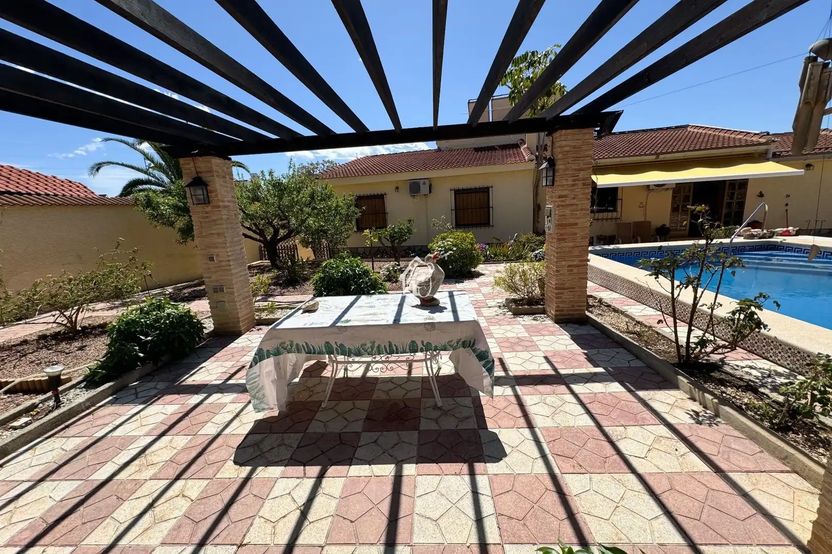 Terraza de Casa o chalet de alquiler en Rojales con Aire acondicionado, Jardín privado y Terraza