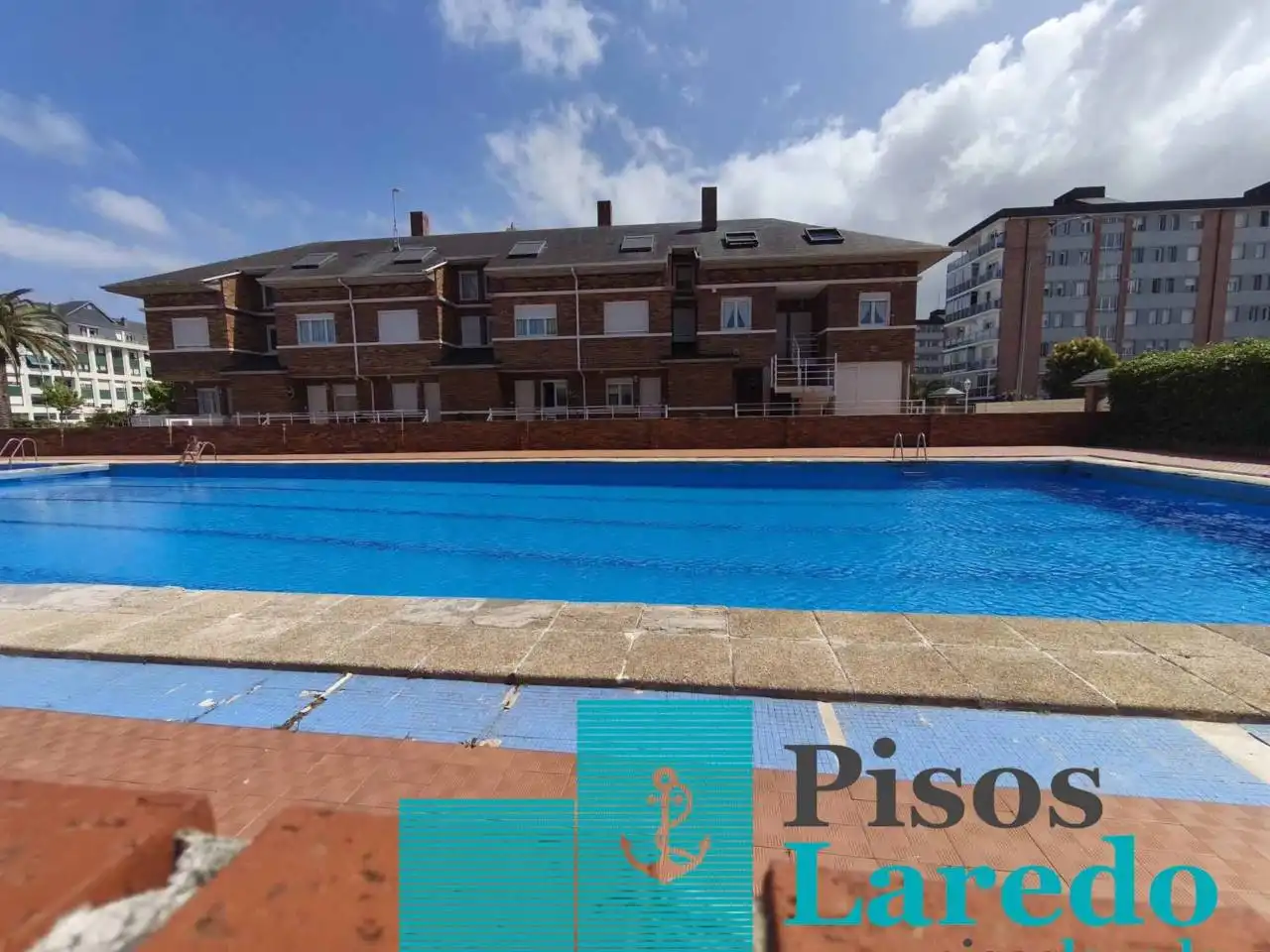Swimming pool of Flat for sale in Laredo  with Heating, Terrace and Balcony