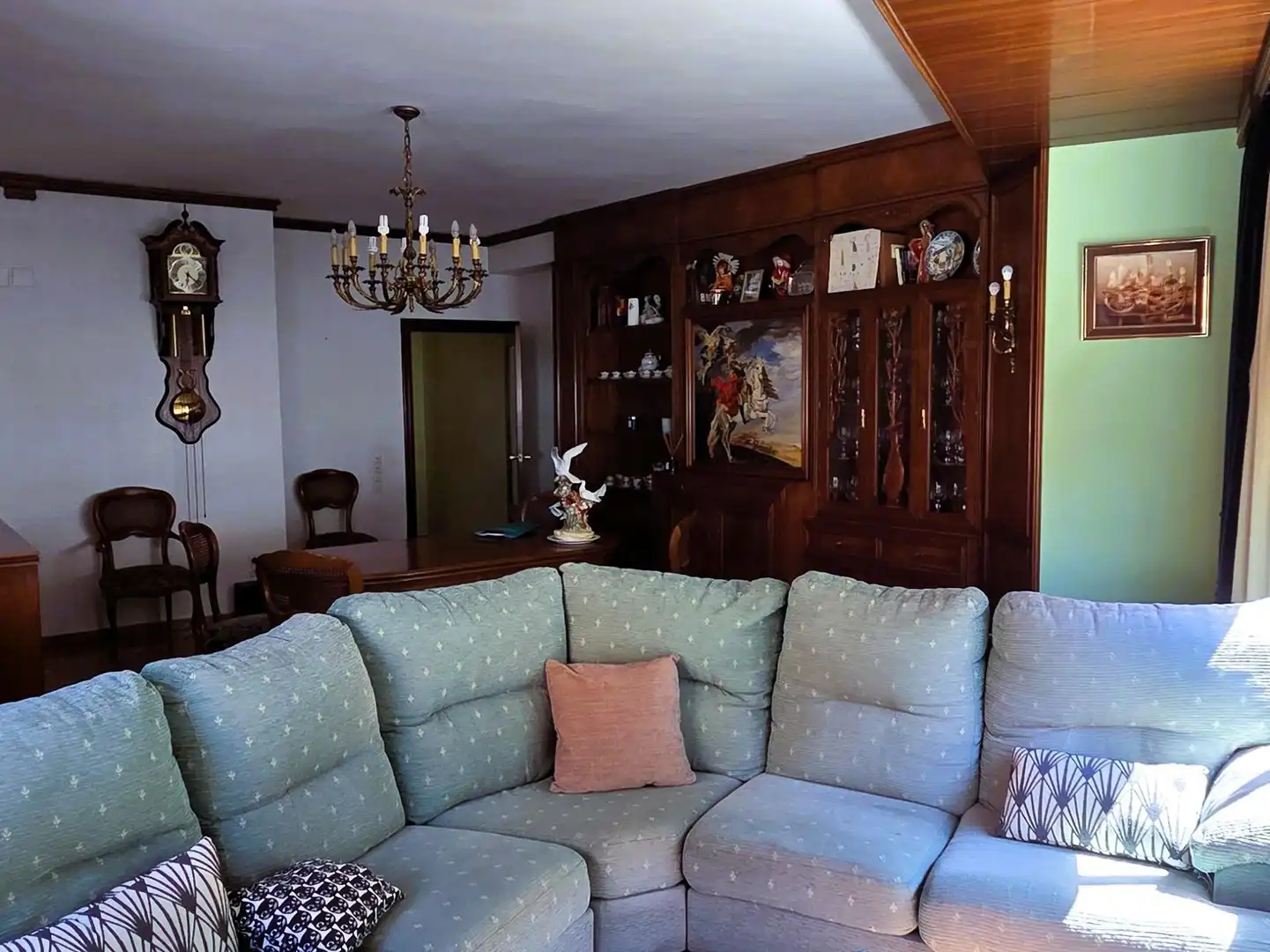Living room of Flat for sale in Agullent  with Air Conditioner, Terrace and Storage room