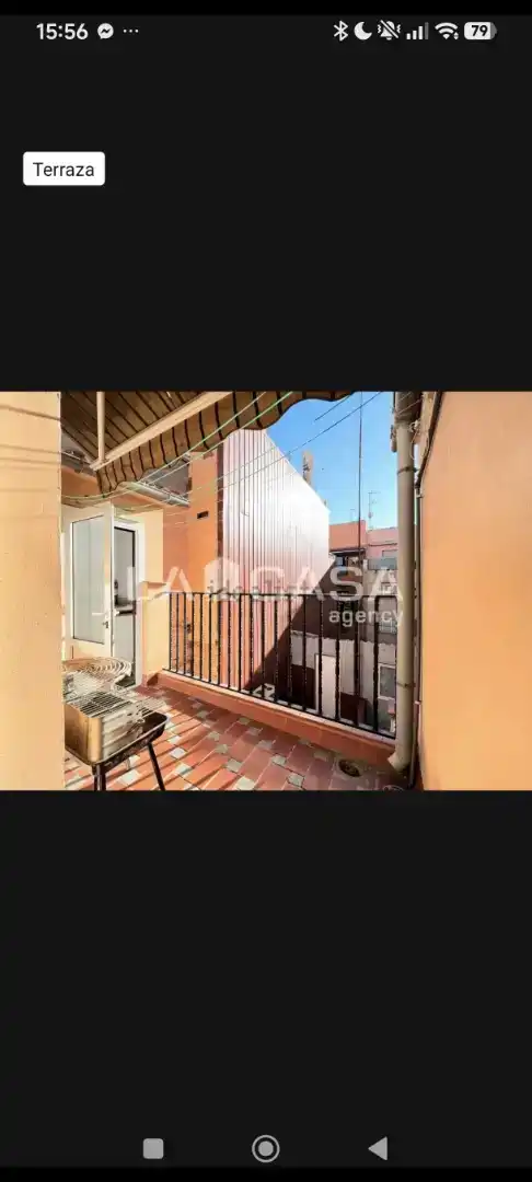 Terraza de Casa adosada en venta en Badalona con Aire acondicionado