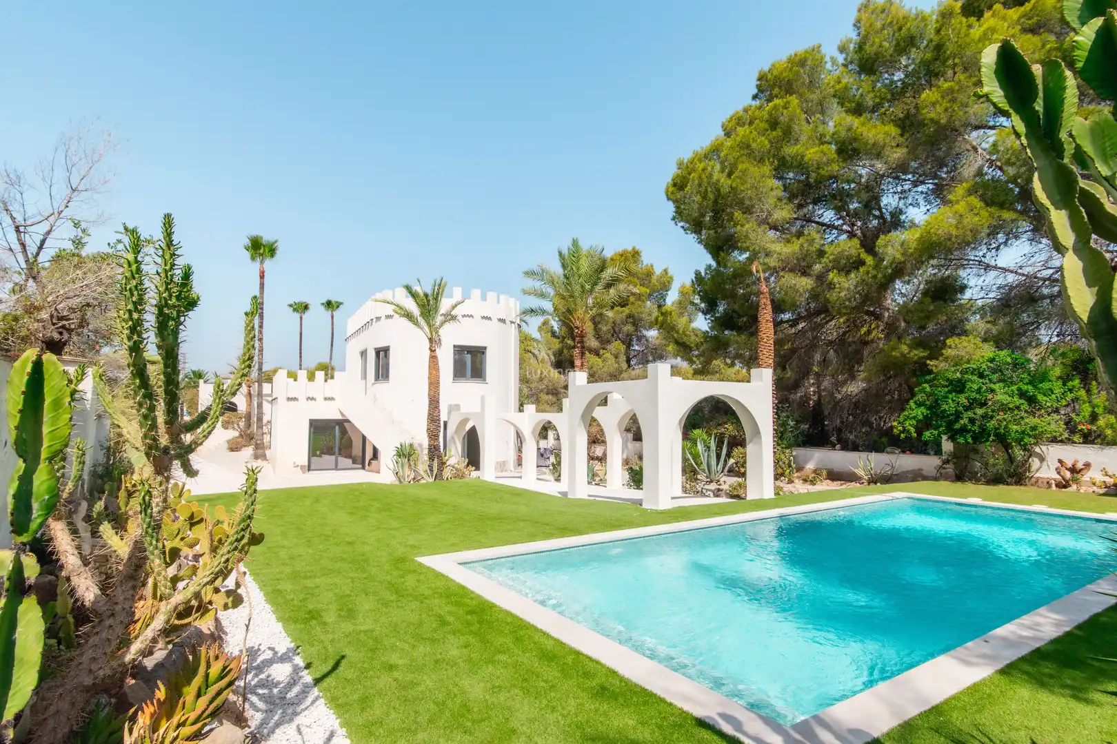 Garden of Houses for sale in L'Alfàs del Pi  with Air Conditioner, Terrace and Storage room