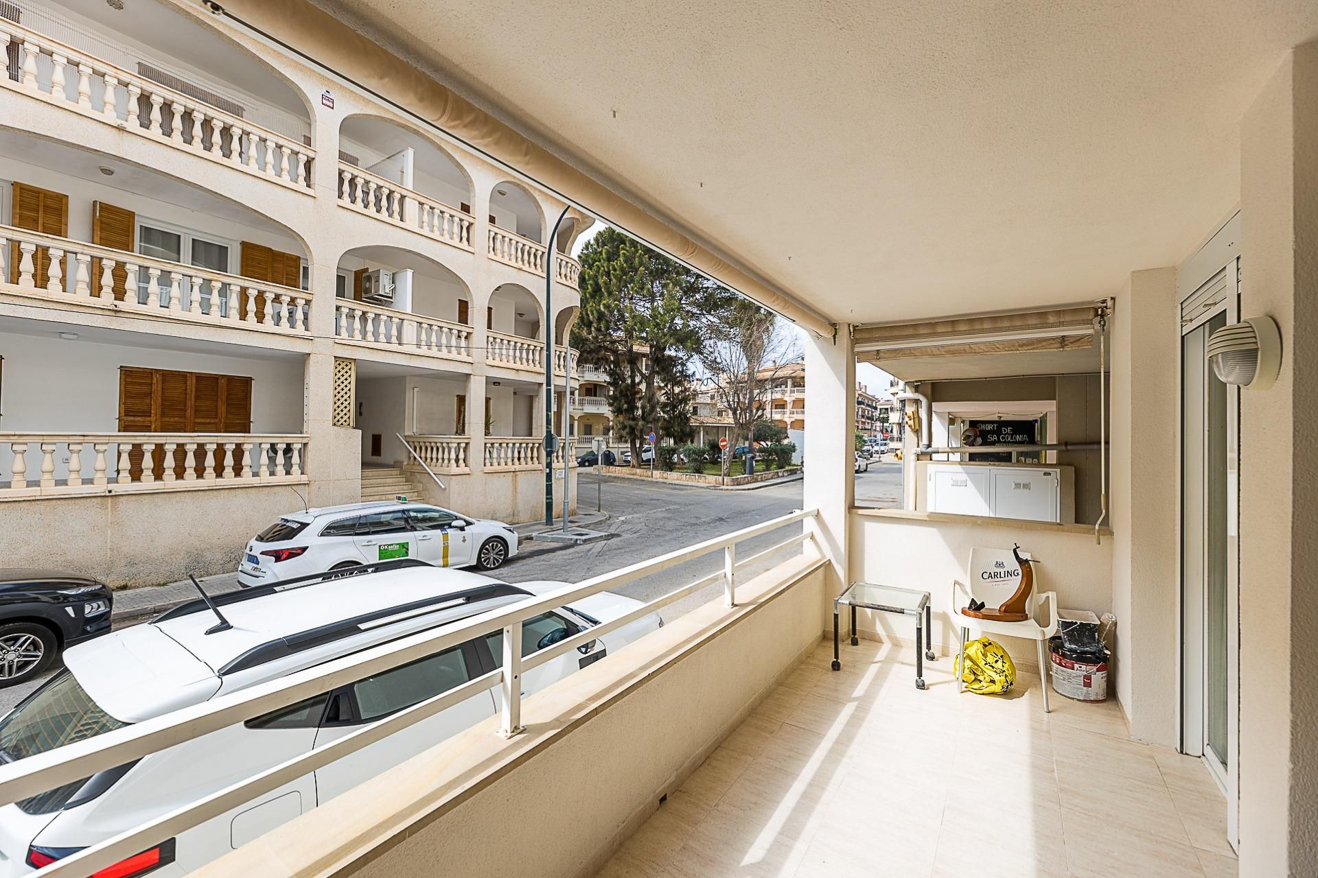 Vista exterior de Planta baja en venta en Ses Salines con Terraza