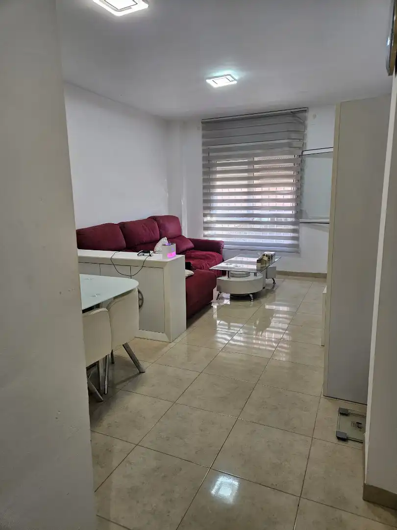 Sala de estar de Piso en venta en Roquetas de Mar con Amueblado