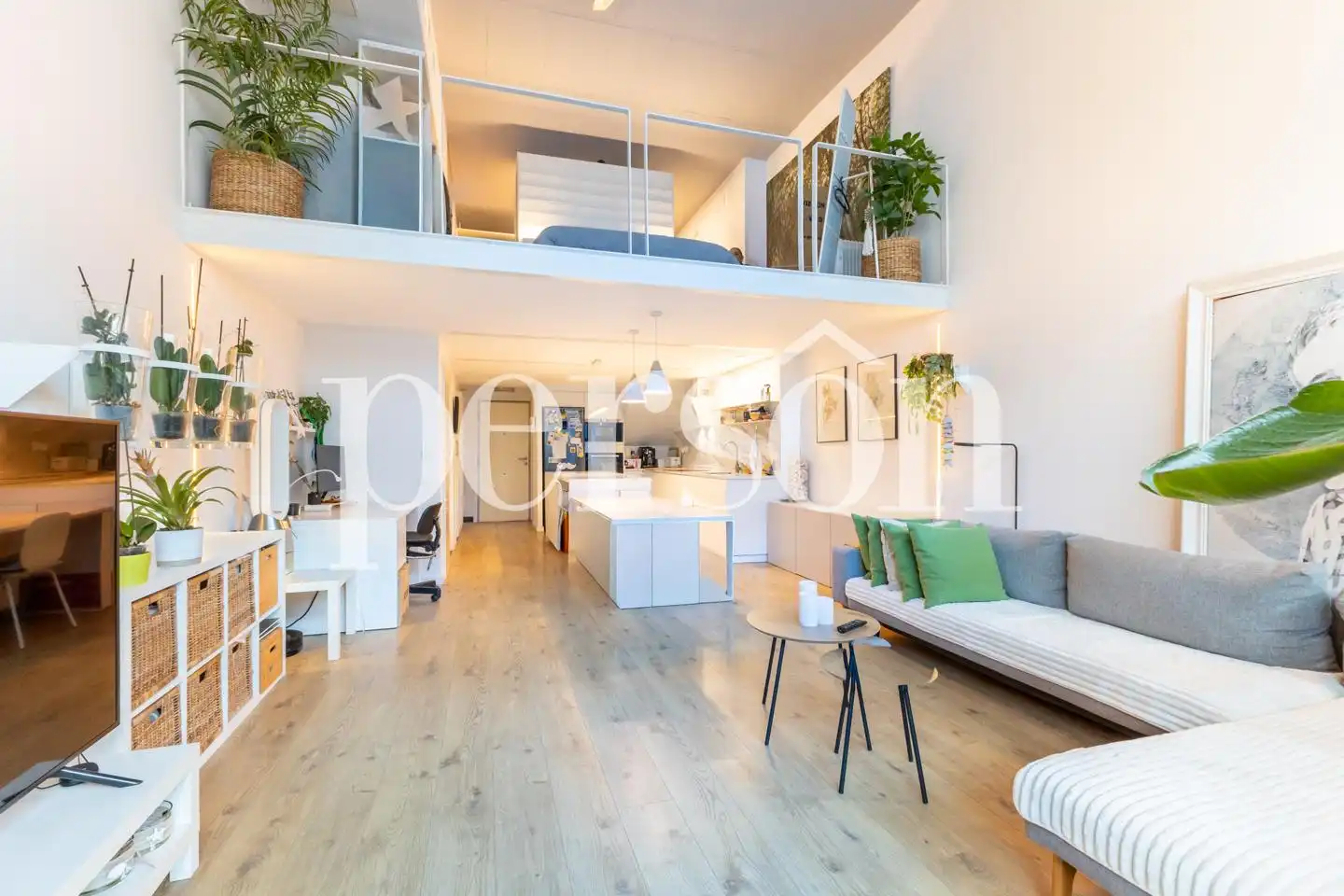 Wohnzimmer von Maisonette zum Verkauf in Valencia mit Klimaanlage, Terrasse und Gemeinschaftspool