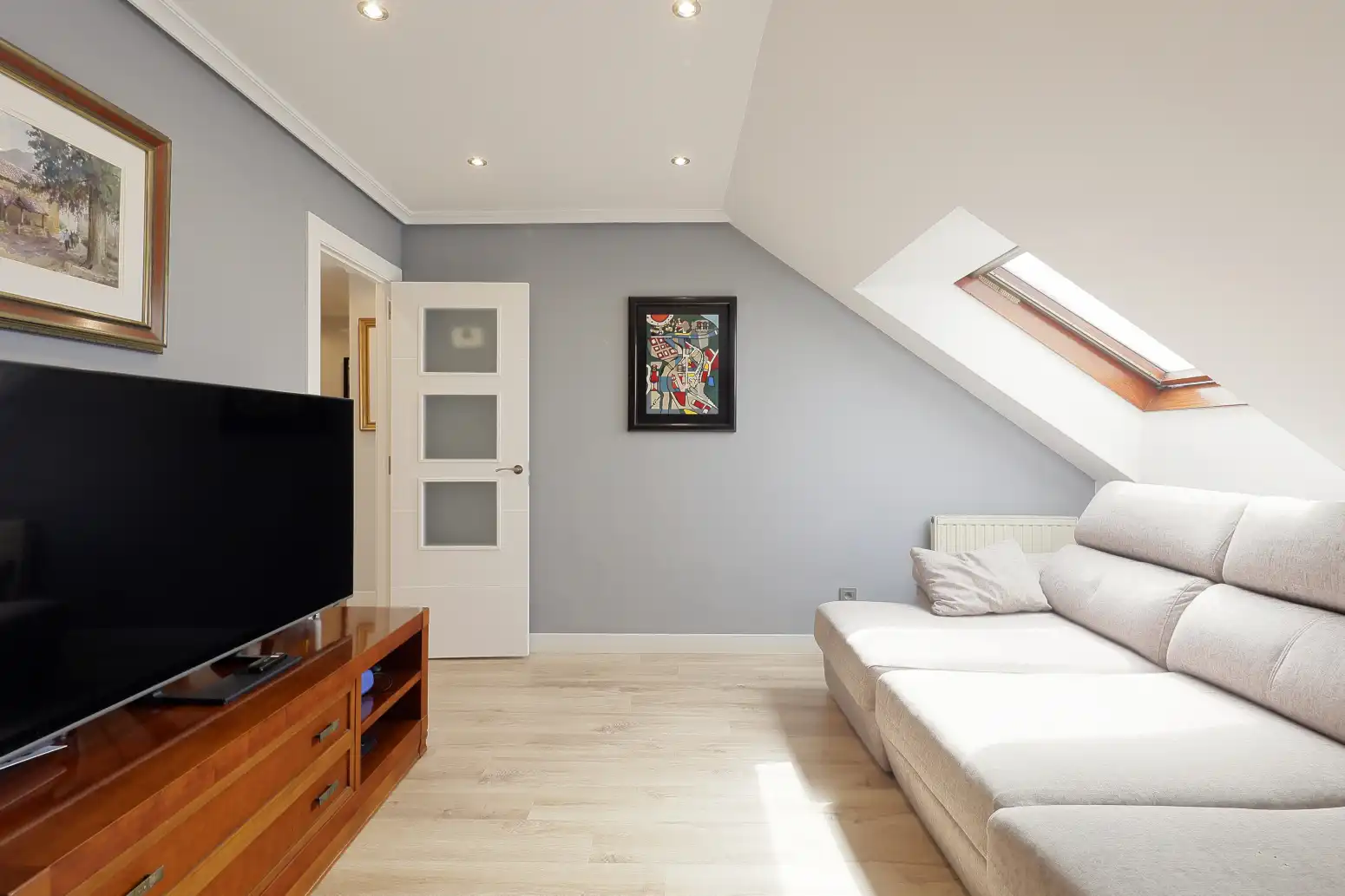 Wohnzimmer von Wohnung zum Verkauf in Gijón  mit Heizung und Parkett