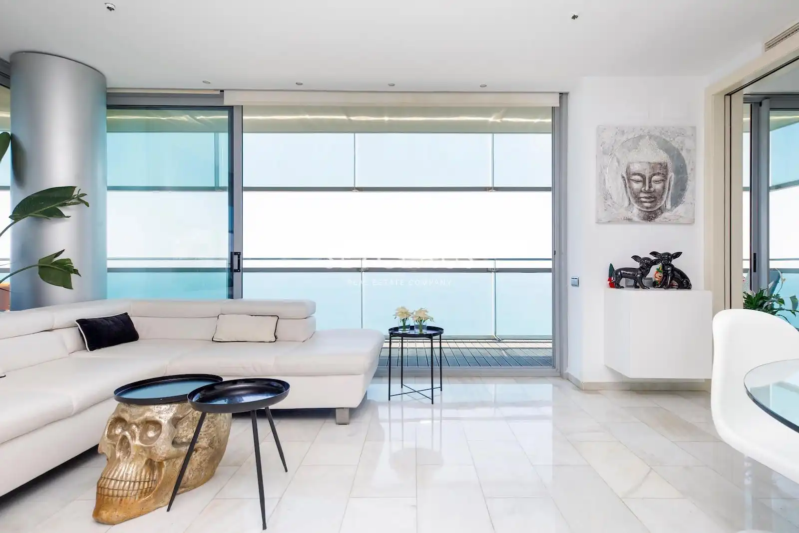Sala de estar de Piso en venta en Barcelona con Aire acondicionado, Calefacción y Terraza