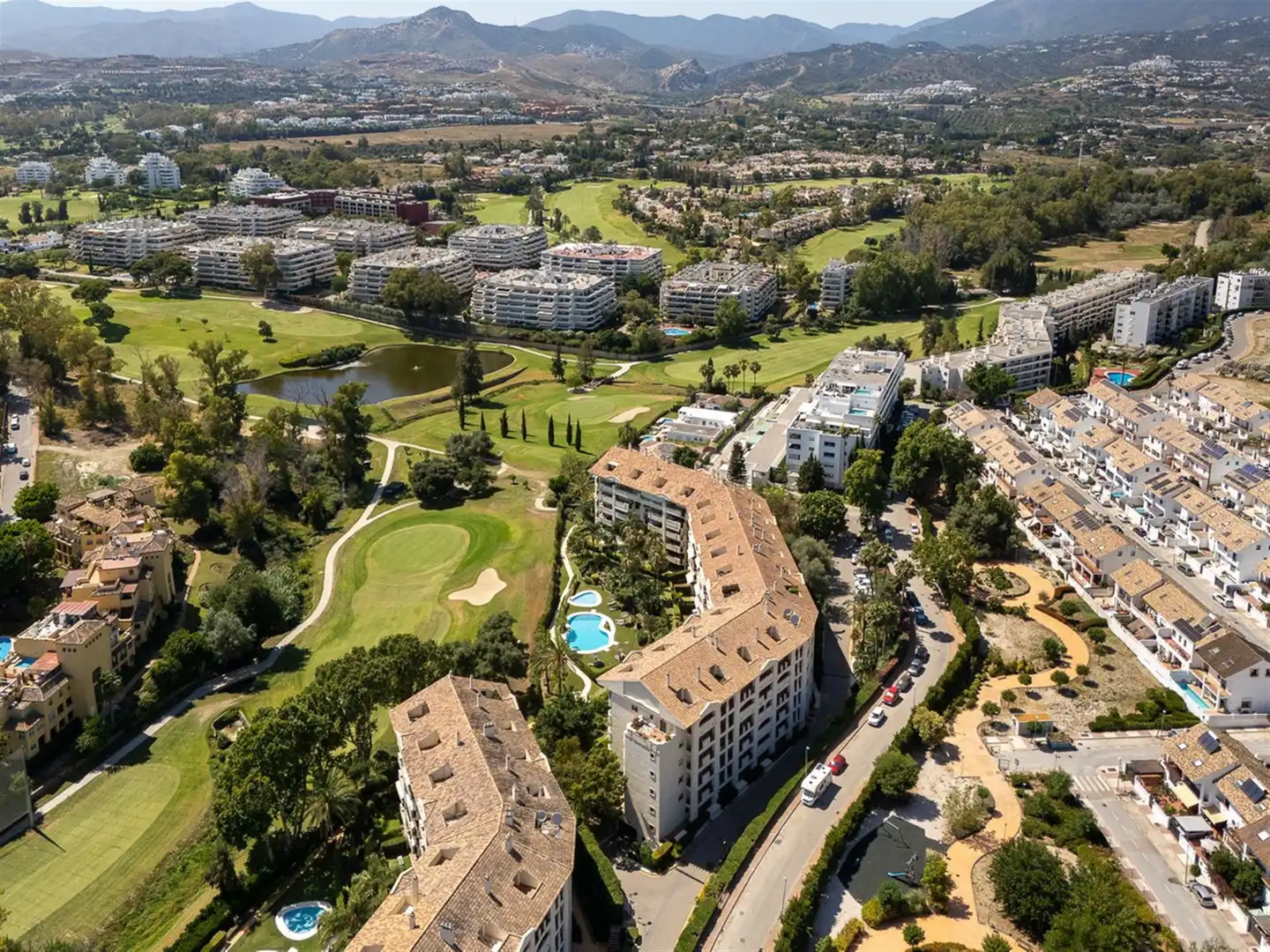 Exterior view of Apartments for sale in Marbella  with Air Conditioner
