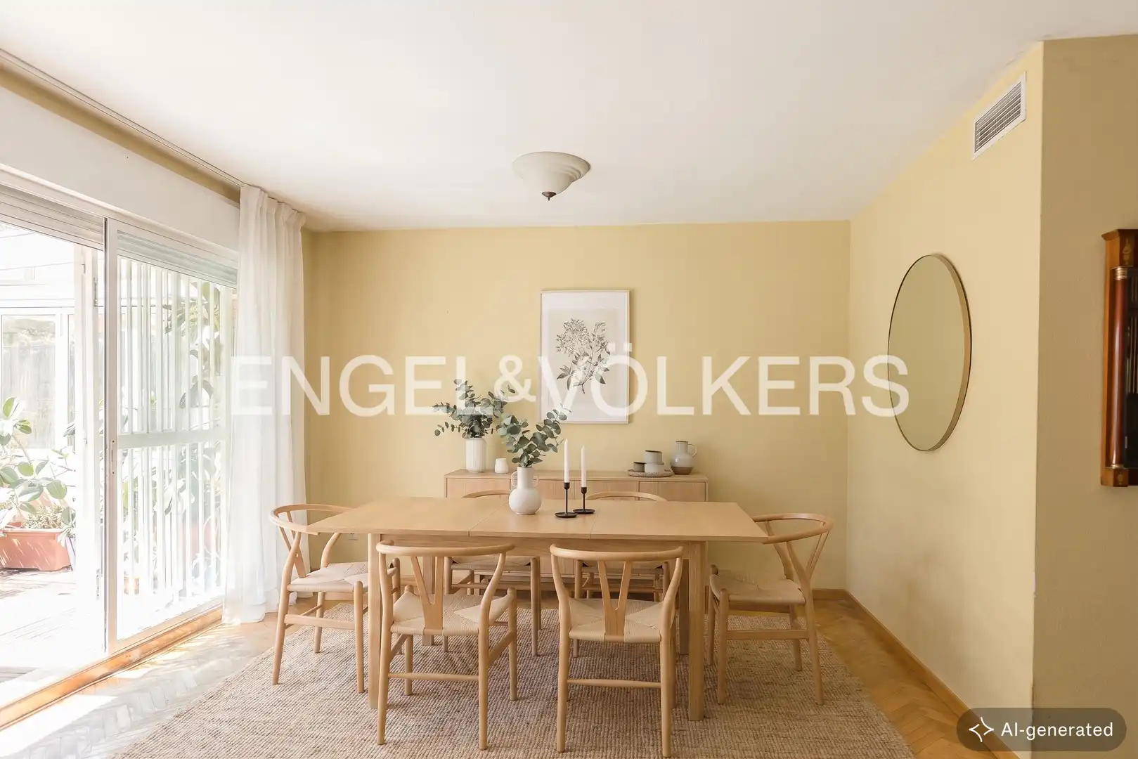 Dining room of Houses for sale in Madrid  with Air Conditioner, Heating and Private garden