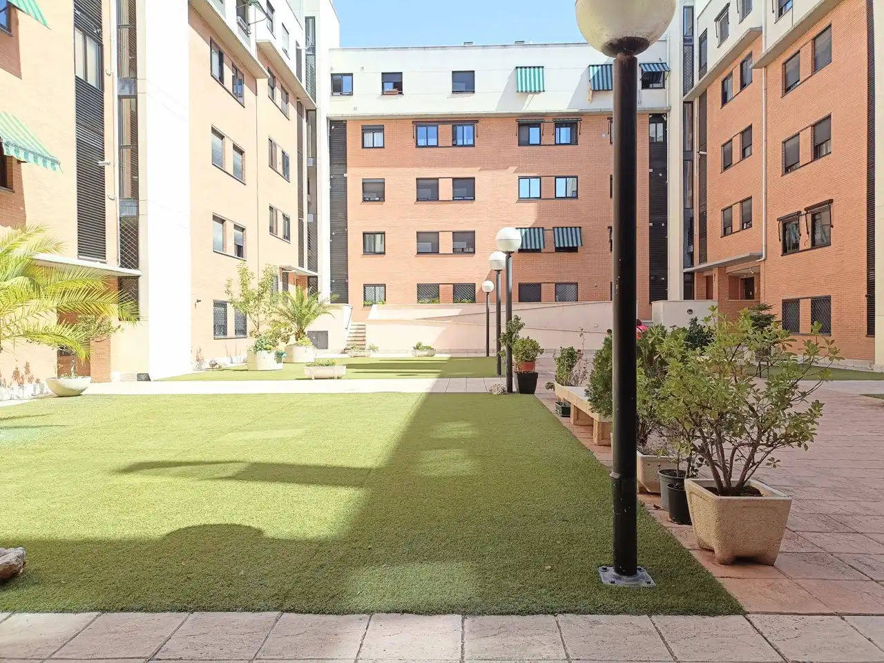 Terraza de Piso de alquiler en Madrid con Aire acondicionado, Calefacción y Parquet