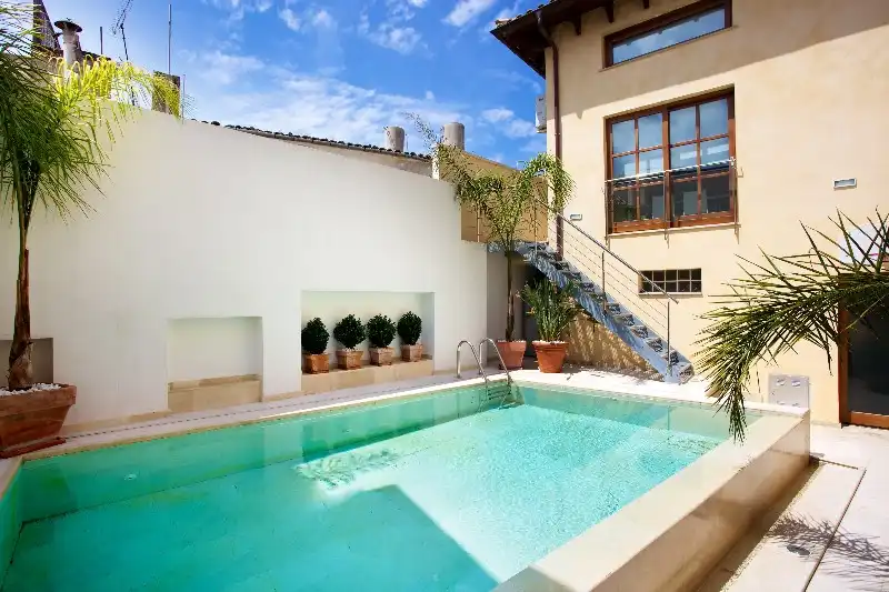 Swimming pool of Country homes for sale in Pollença  with Air Conditioner, Heating and Private garden