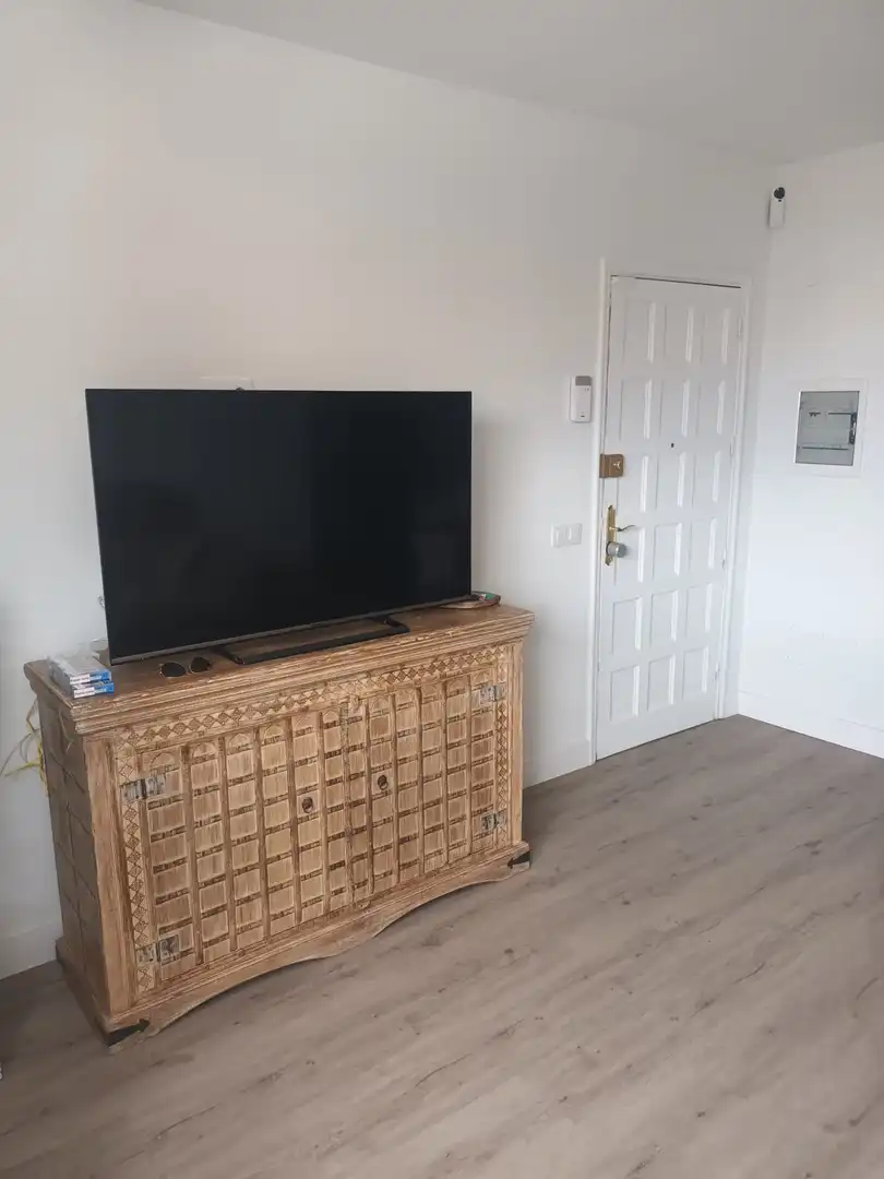 Living room of Flat for sale in La Oliva  with Storage room and Furnished