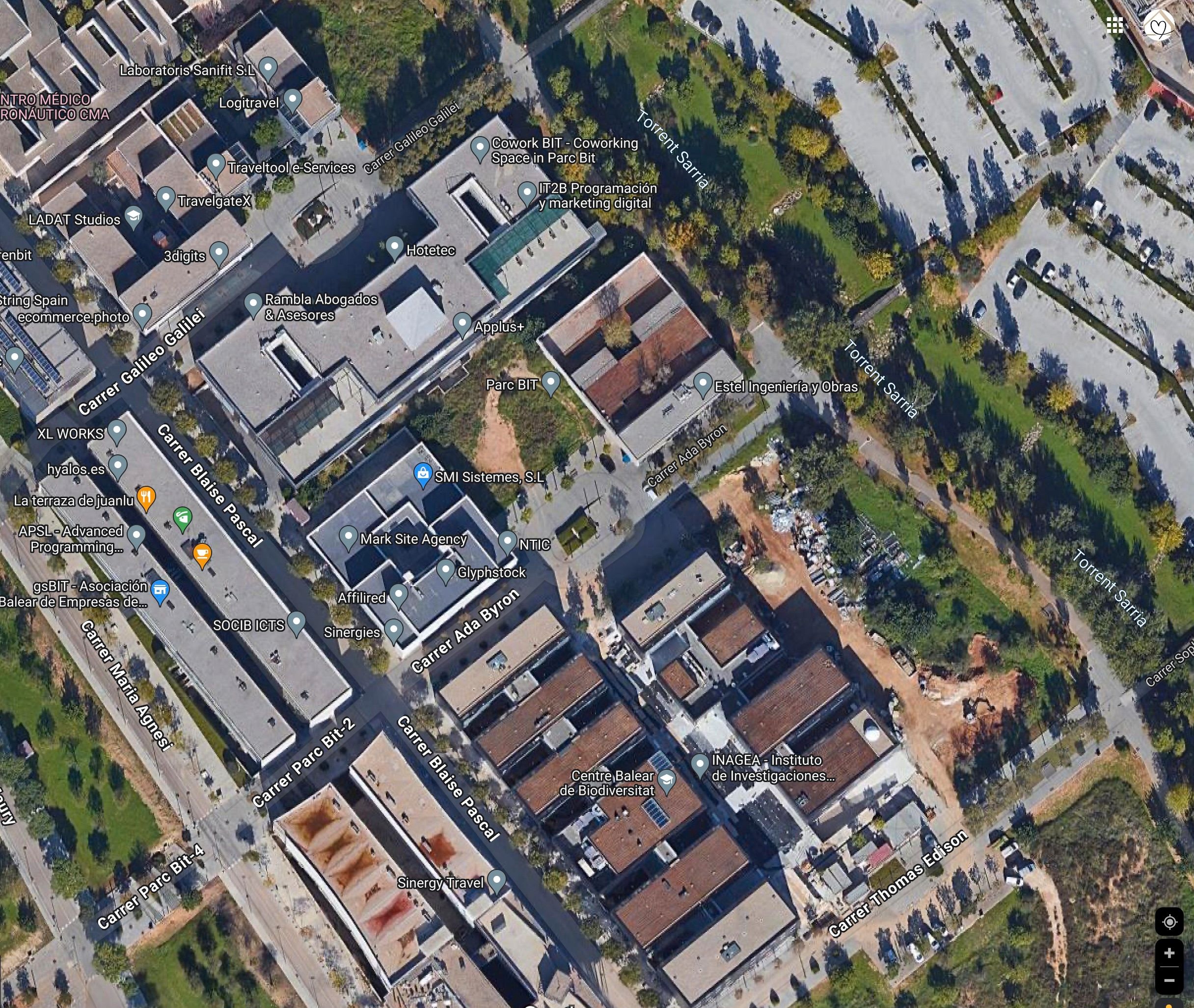 Vista exterior de Terreny industrial en venda en  Palma de Mallorca