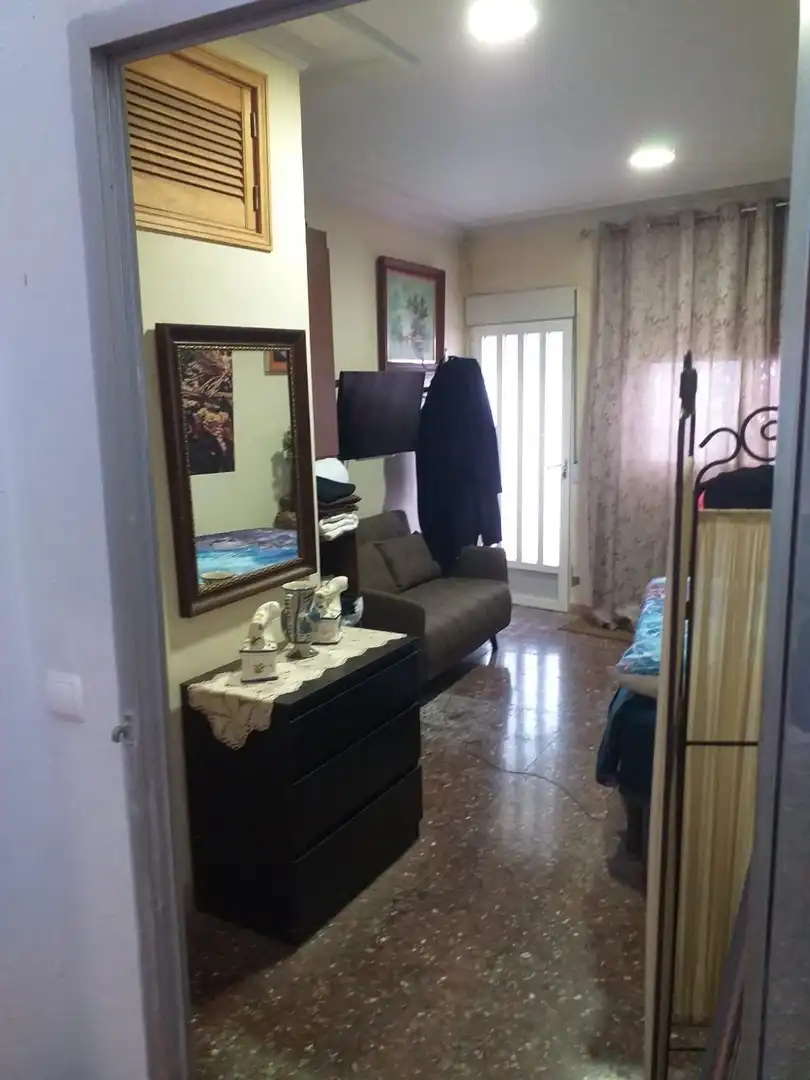Sala de estar de Casa adosada en venta en Vinalesa con Aire acondicionado, Calefacción y Jardín privado