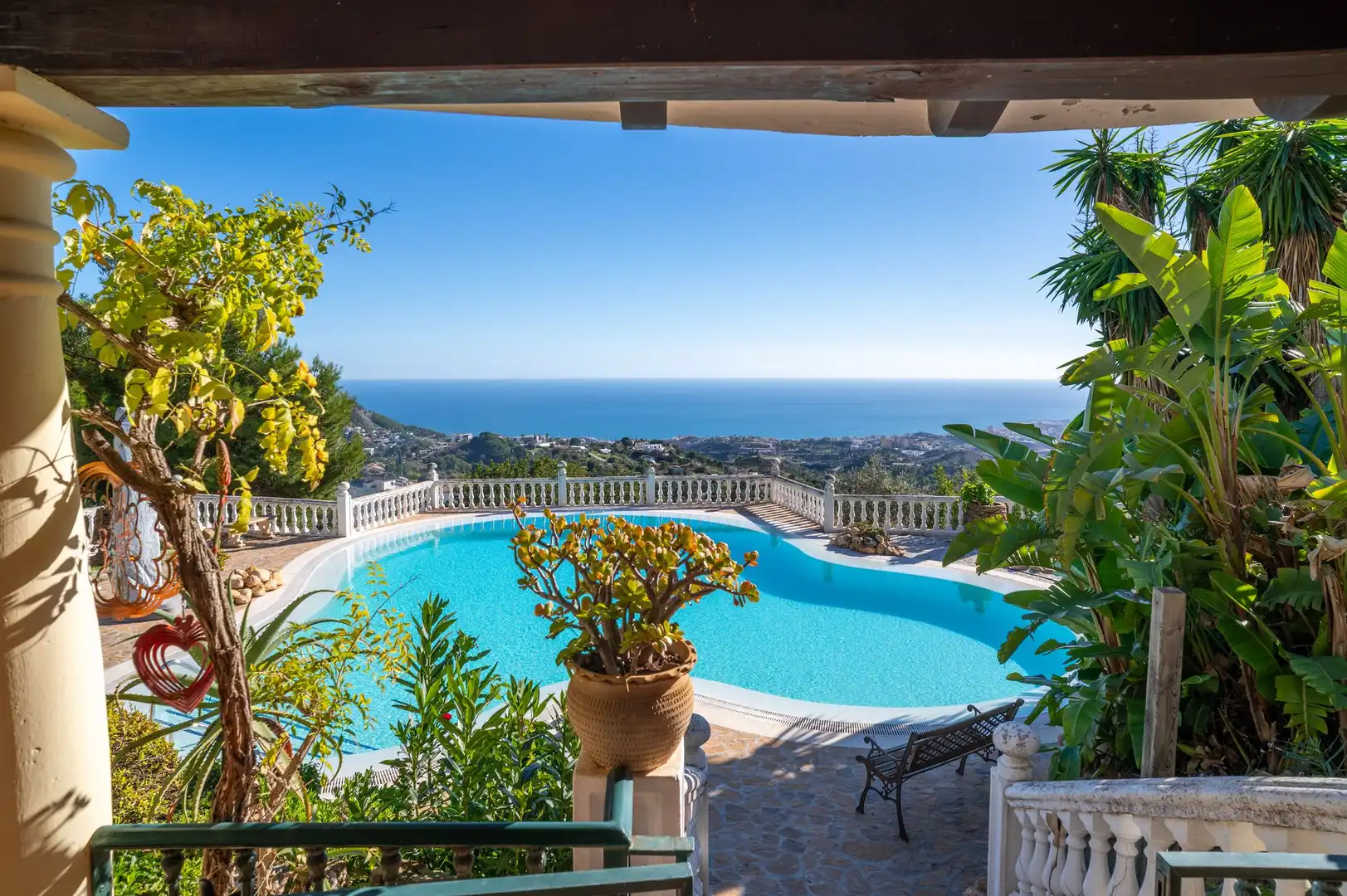 Piscina de Casa o xalet en venda en Mijas amb Terrassa