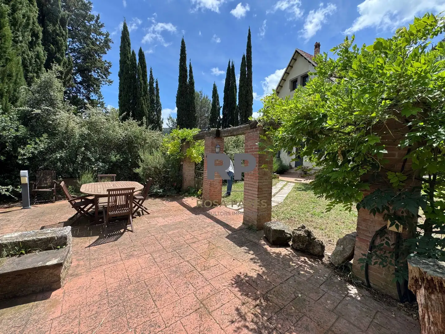 Garden of Houses for sale in Sant Martí de Centelles  with Heating, Private garden and Terrace