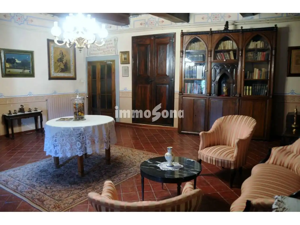 Sala de estar de Finca rústica en venta en Orís con Calefacción y Terraza