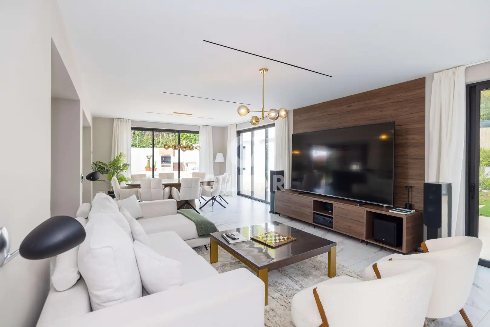Living room of Houses for sale in Benalmádena  with Heating, Private garden and Swimming Pool