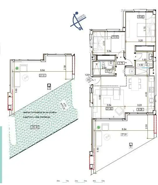 Apartament de lloguer en Torrox amb Aire condicionat, Calefacció i Jardí privat