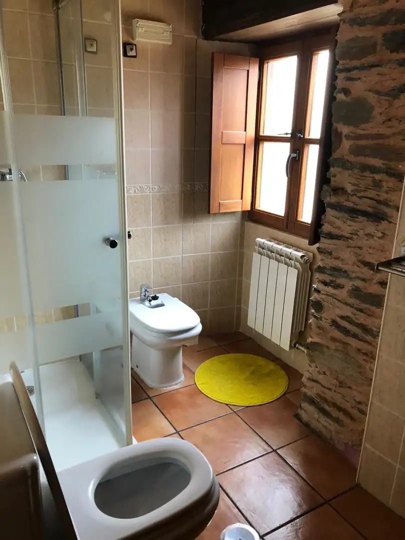 Bathroom of Houses for sale in Cubillos del Sil  with Terrace and Furnished