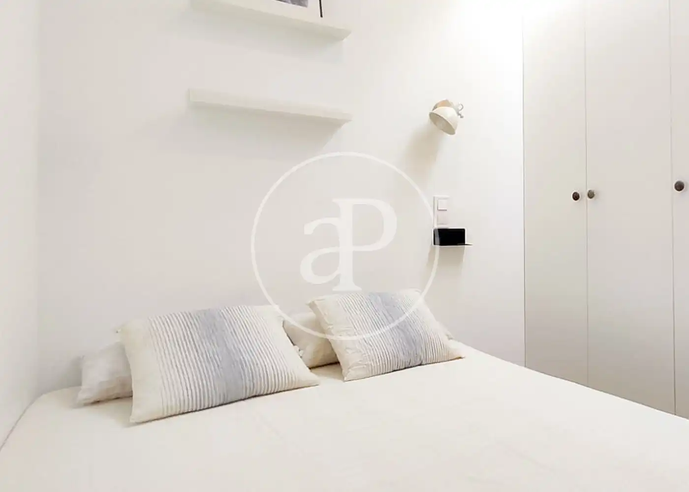 Bedroom of Flat for rent in Madrid  with Heating and Furnished