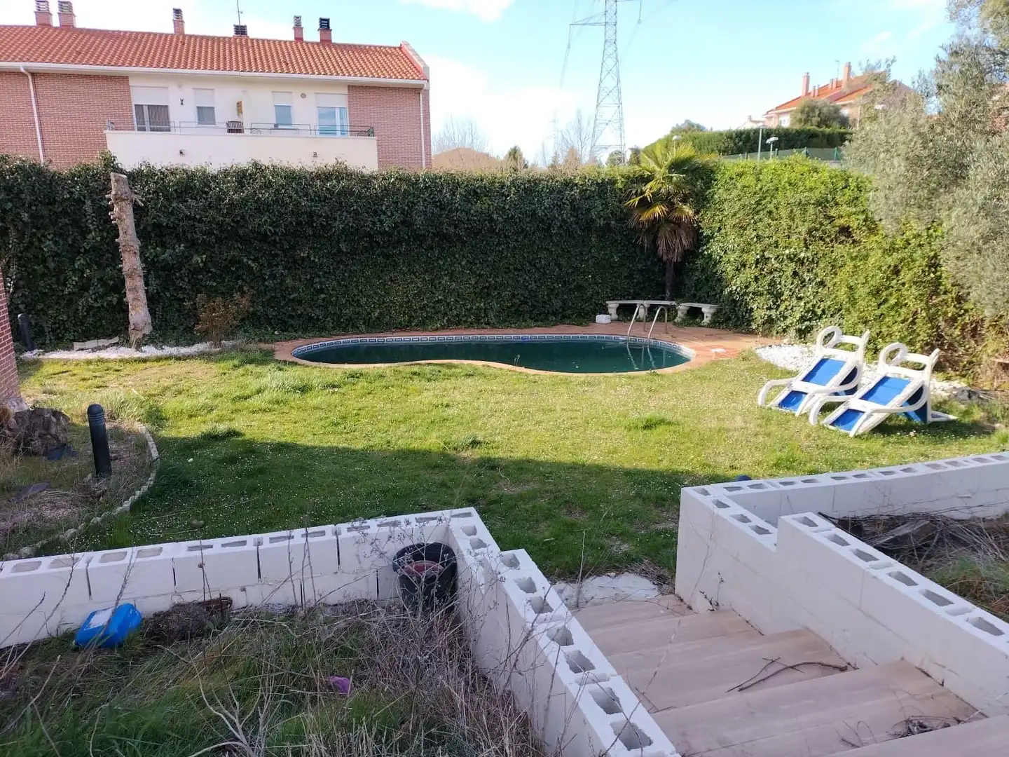Piscina de Casa o chalet en venta en Villalobón con Calefacción, Jardín privado y Parquet