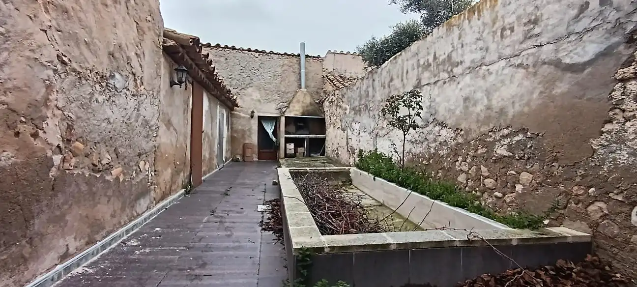 Vista exterior de Casa o chalet en venta en Lécera con Calefacción, Jardín privado y Terraza