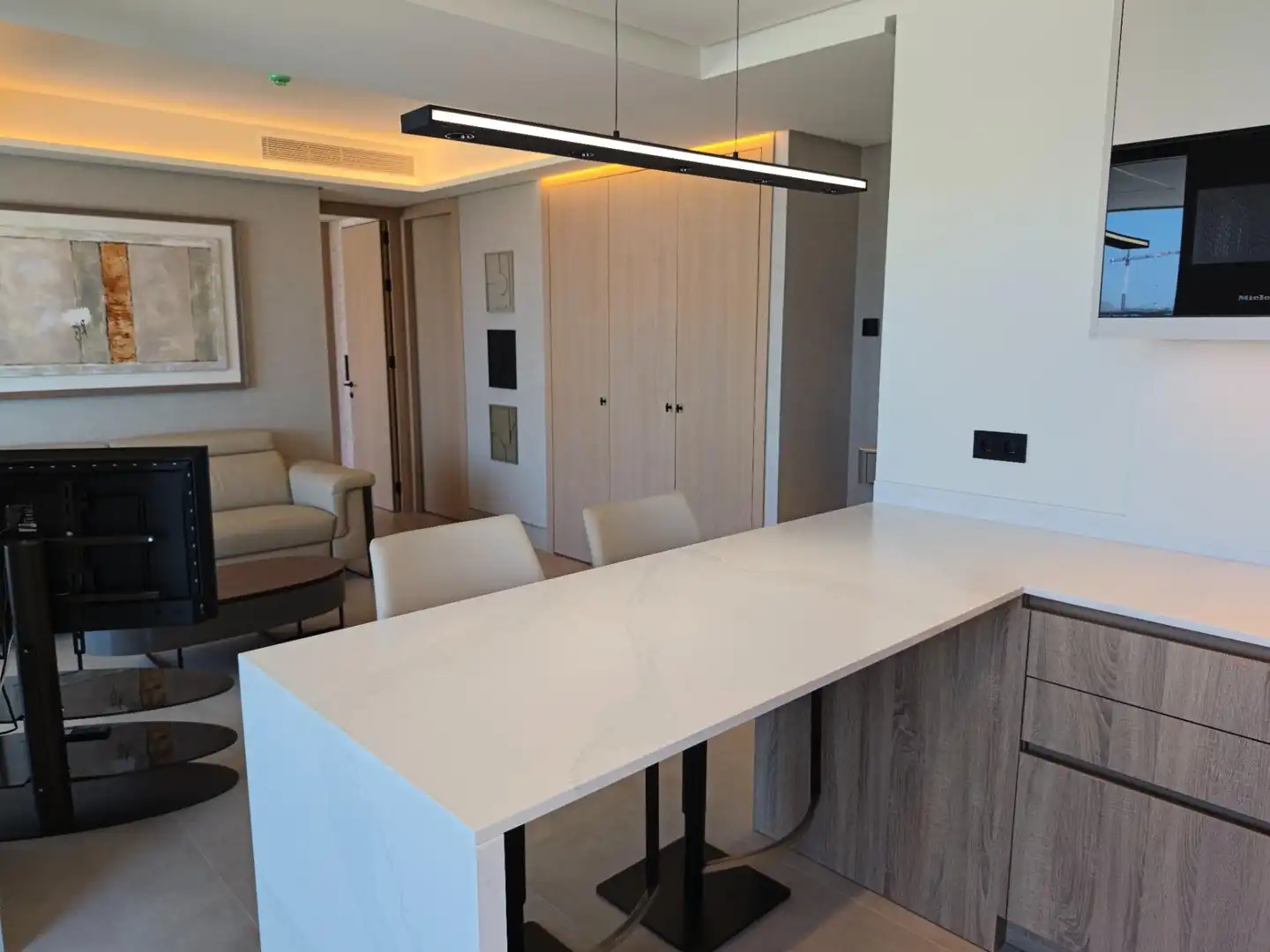 Cocina de Piso de alquiler en Málaga con Aire acondicionado, Calefacción y Terraza