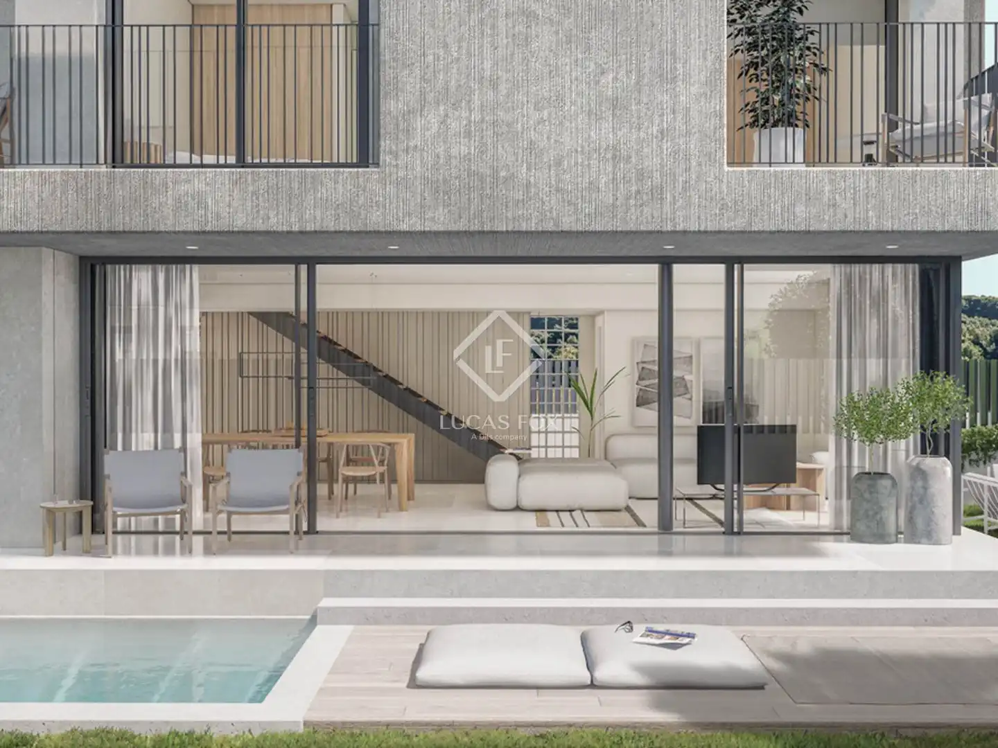 Terrasse von Haus oder Chalet zum Verkauf in Santa Eulària des Riu mit Klimaanlage, Privatgarten und Terrasse