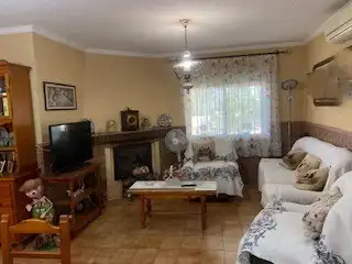 Sala de estar de Finca rústica en venta en Fuente Álamo de Murcia con Calefacción, Jardín privado y Trastero