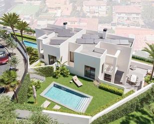 Exterior view of House or chalet for sale in Málaga Capital  with Air Conditioner, Private garden and Terrace