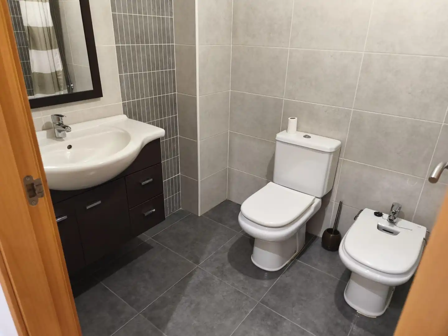 Baño de Apartamento de alquiler en Almàssera con Aire acondicionado