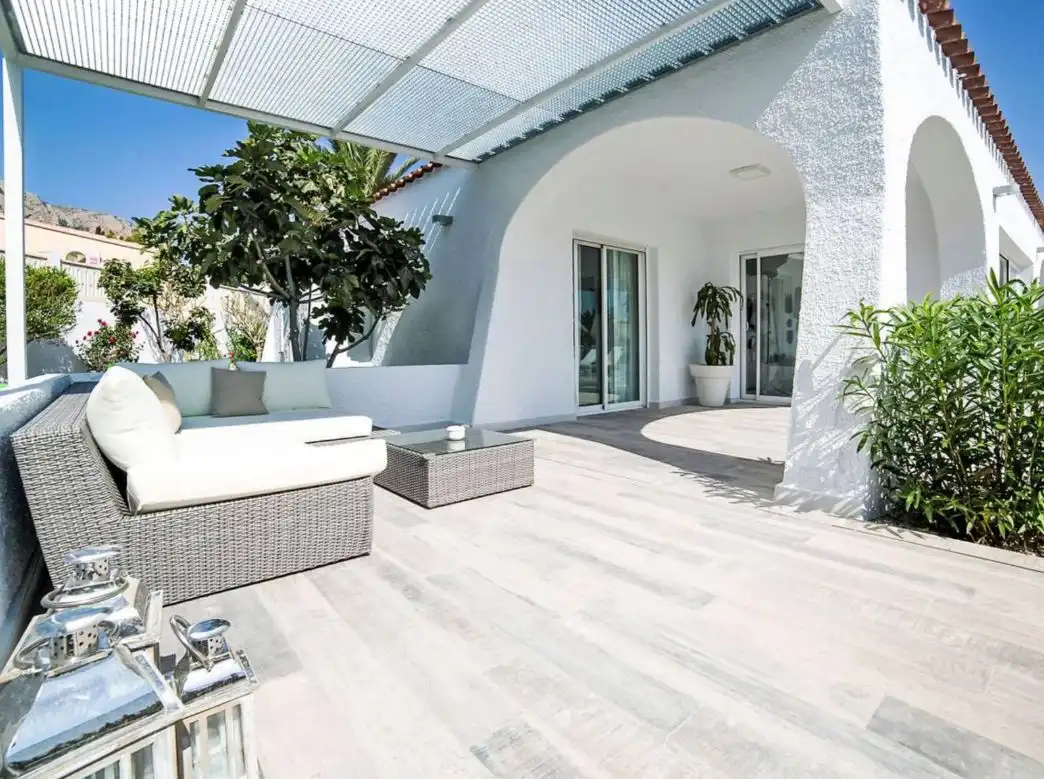 Terraza de Casa o chalet en venta en Calpe / Calp con Aire acondicionado, Calefacción y Amueblado