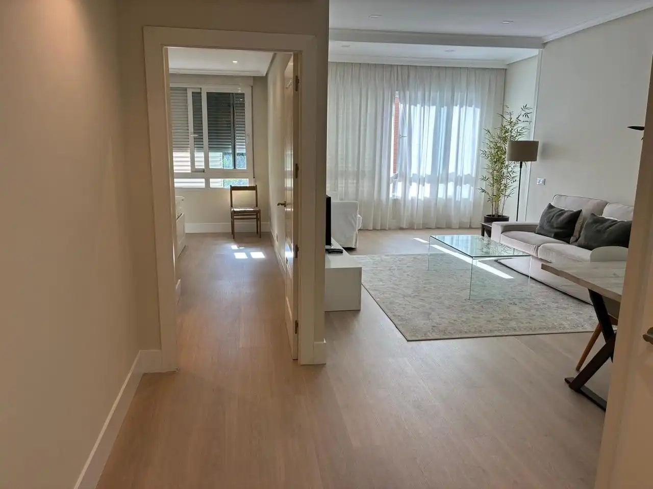 Wohnzimmer von Wohnungen zur Miete in Madrid mit Klimaanlage, Heizung und Möbliert