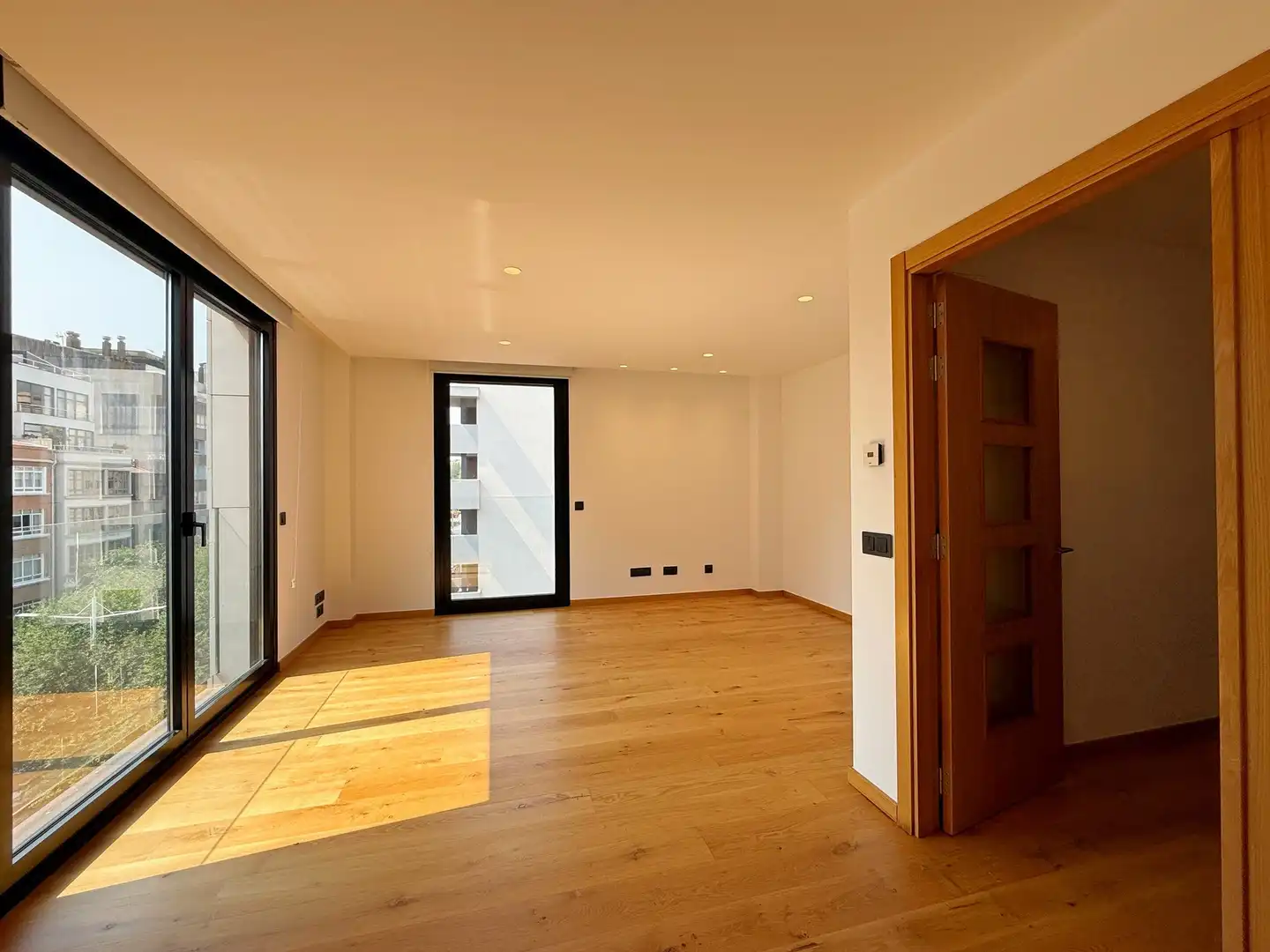 Wohnzimmer von Wohnung zur Miete in A Coruña Capital  mit Heizung