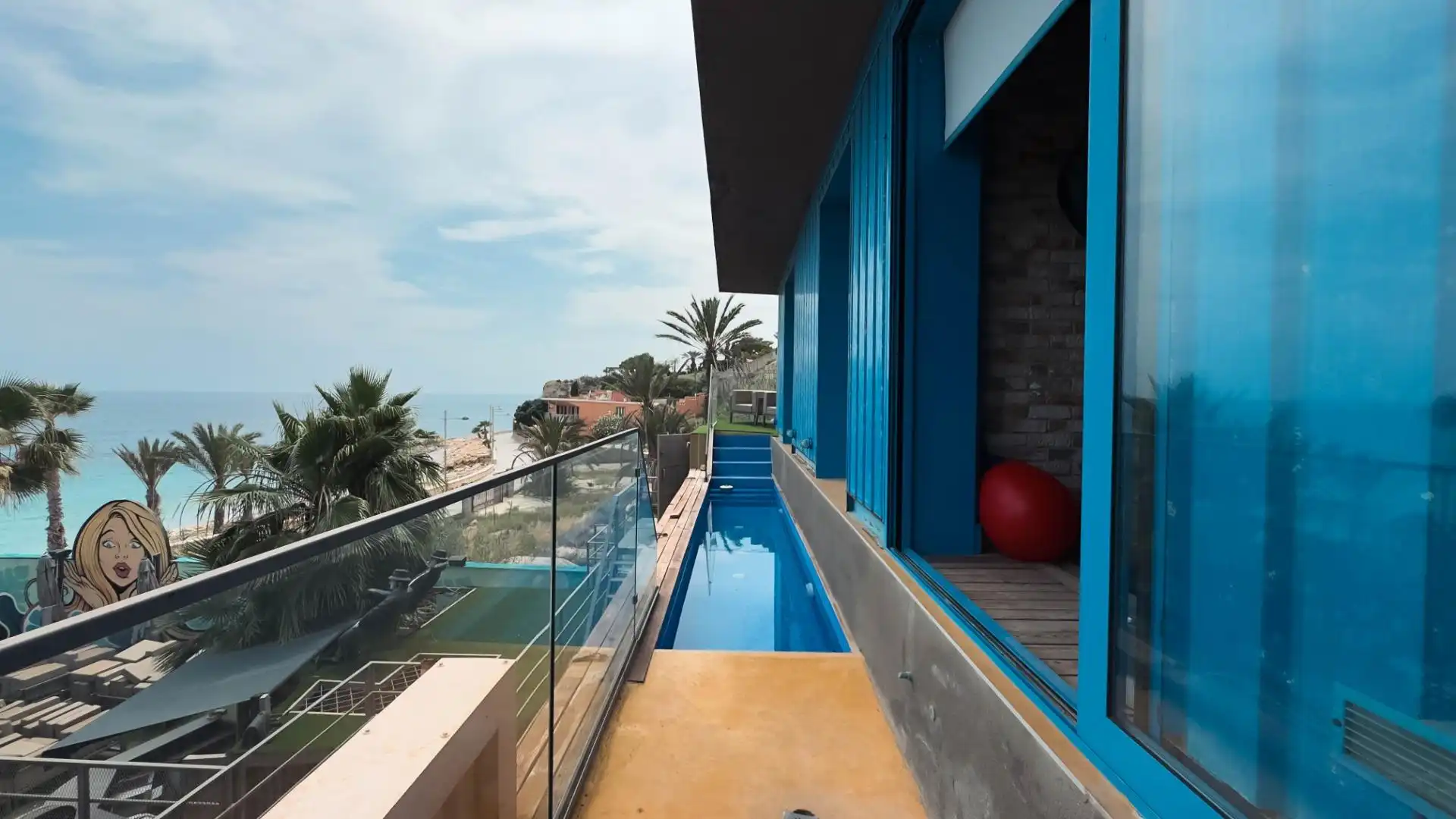 Piscina de Casa o chalet en venta en Villajoyosa / La Vila Joiosa con Aire acondicionado, Jardín privado y Terraza
