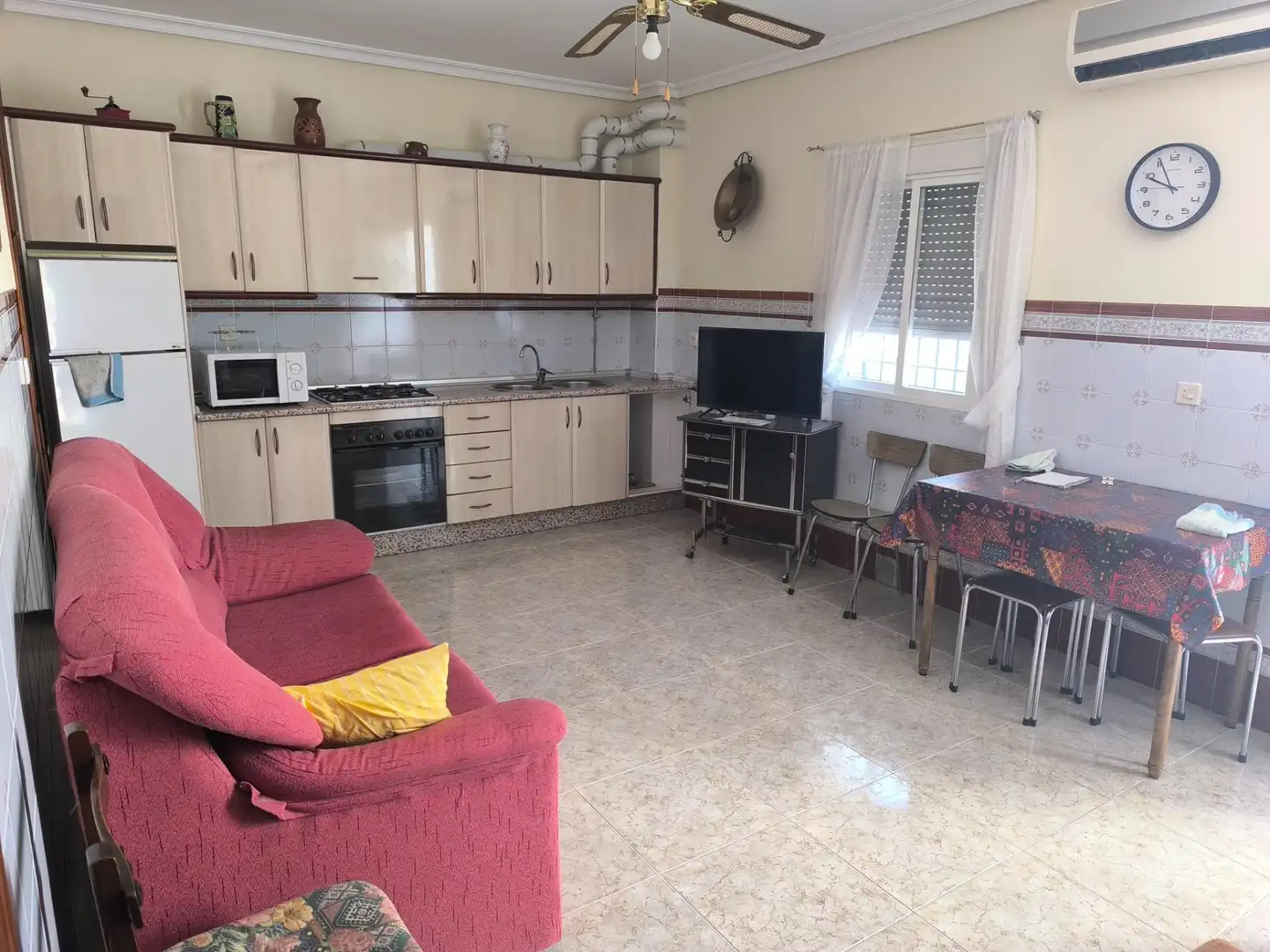 Cocina de Finca rústica en venta en Valle de la Serena con Balcón