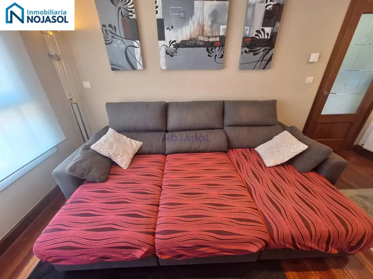 Wohnzimmer von Wohnungen zur Miete in Noja mit Heizung, Terrasse und Möbliert