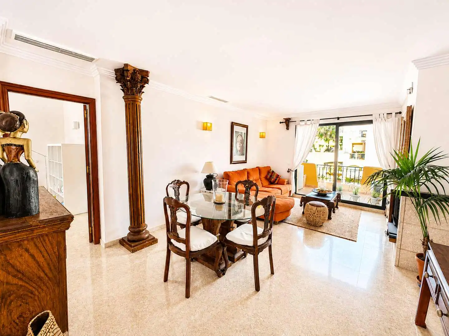 Comedor de Dúplex en venta en Manilva con Aire acondicionado, Calefacción y Terraza