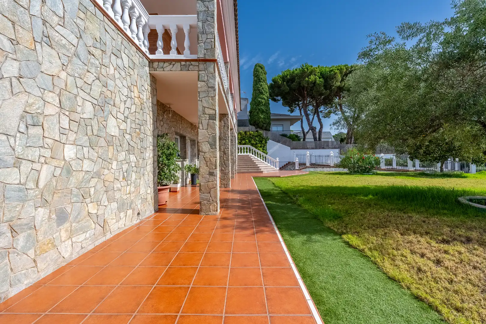 Terraza de Casa o chalet en venta en Badalona con Aire acondicionado, Calefacción y Jardín privado