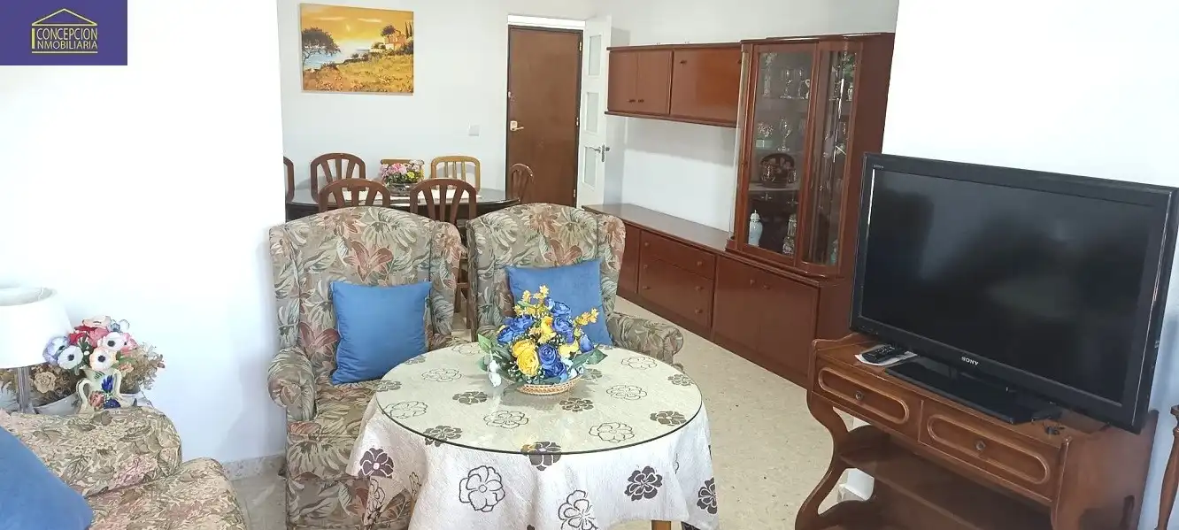 Wohnzimmer von Wohnung mieten mit Kaufoption in Córdoba mit Klimaanlage, Heizung und Terrasse