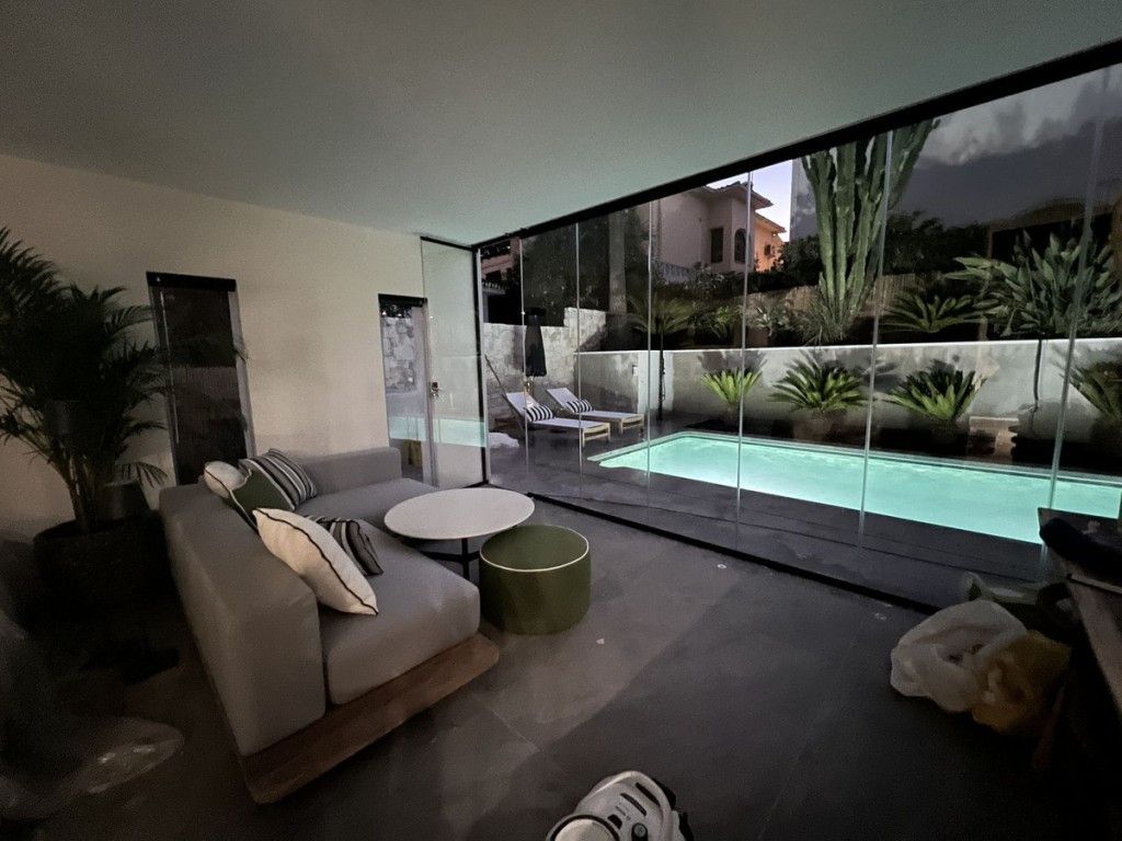 Swimming pool of House or chalet to rent in Marbella  with Air Conditioner, Private garden and Terrace