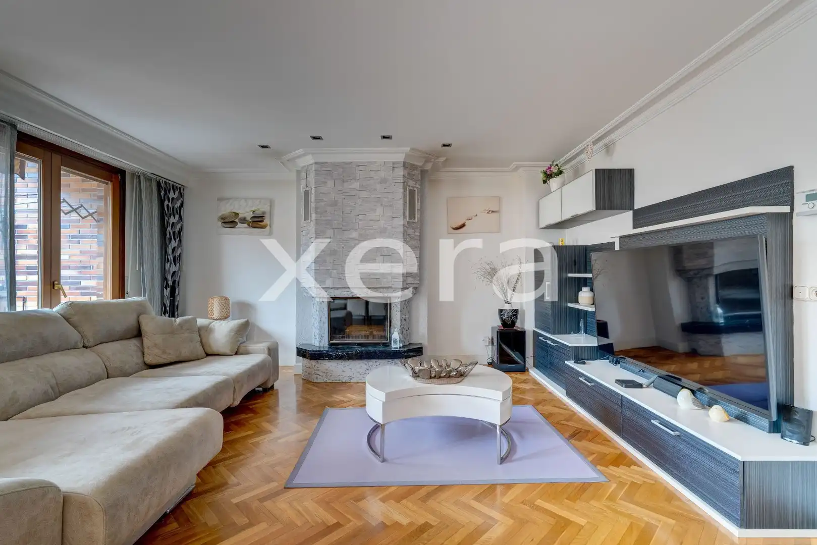 Sala de estar de Casa adosada en venta en Urnieta con Calefacción, Terraza y Trastero