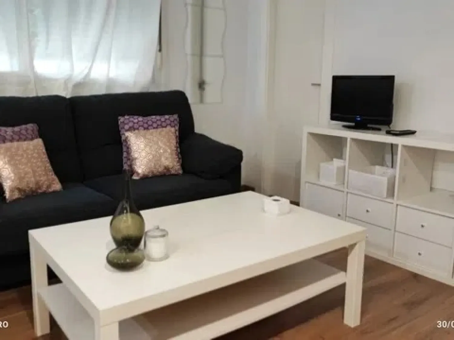 Sala d'estar de Estudi de lloguer en Málaga Capital amb Moblat i Rentadora