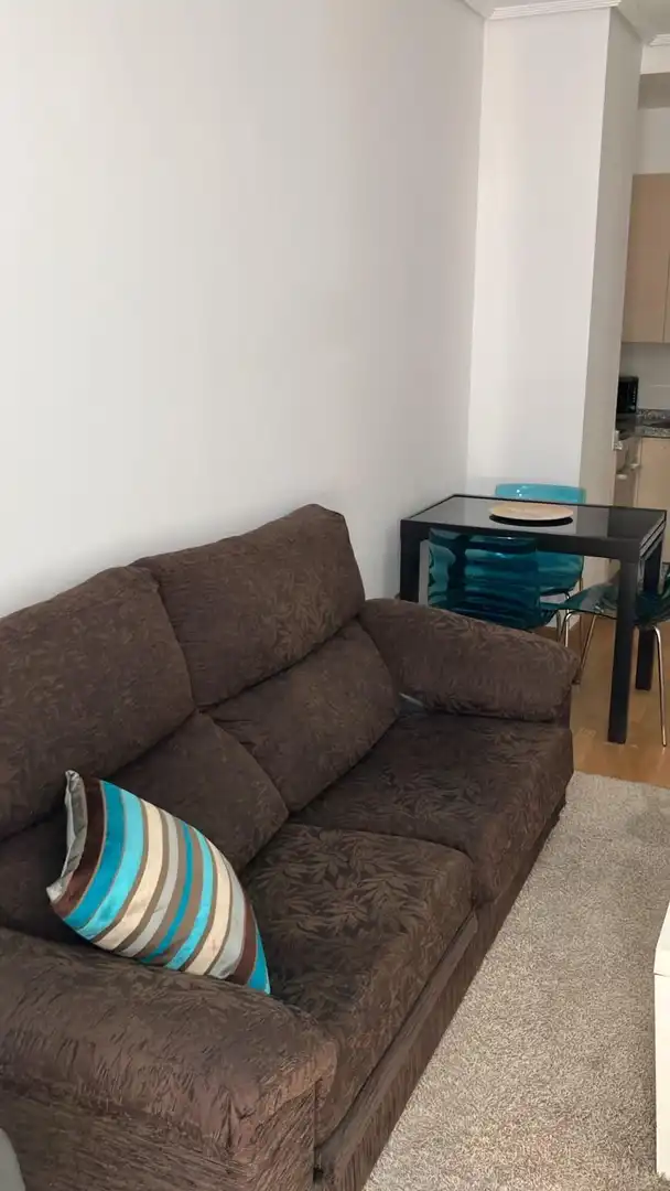 Sala d'estar de Apartament de lloguer en Vigo  amb Balcó