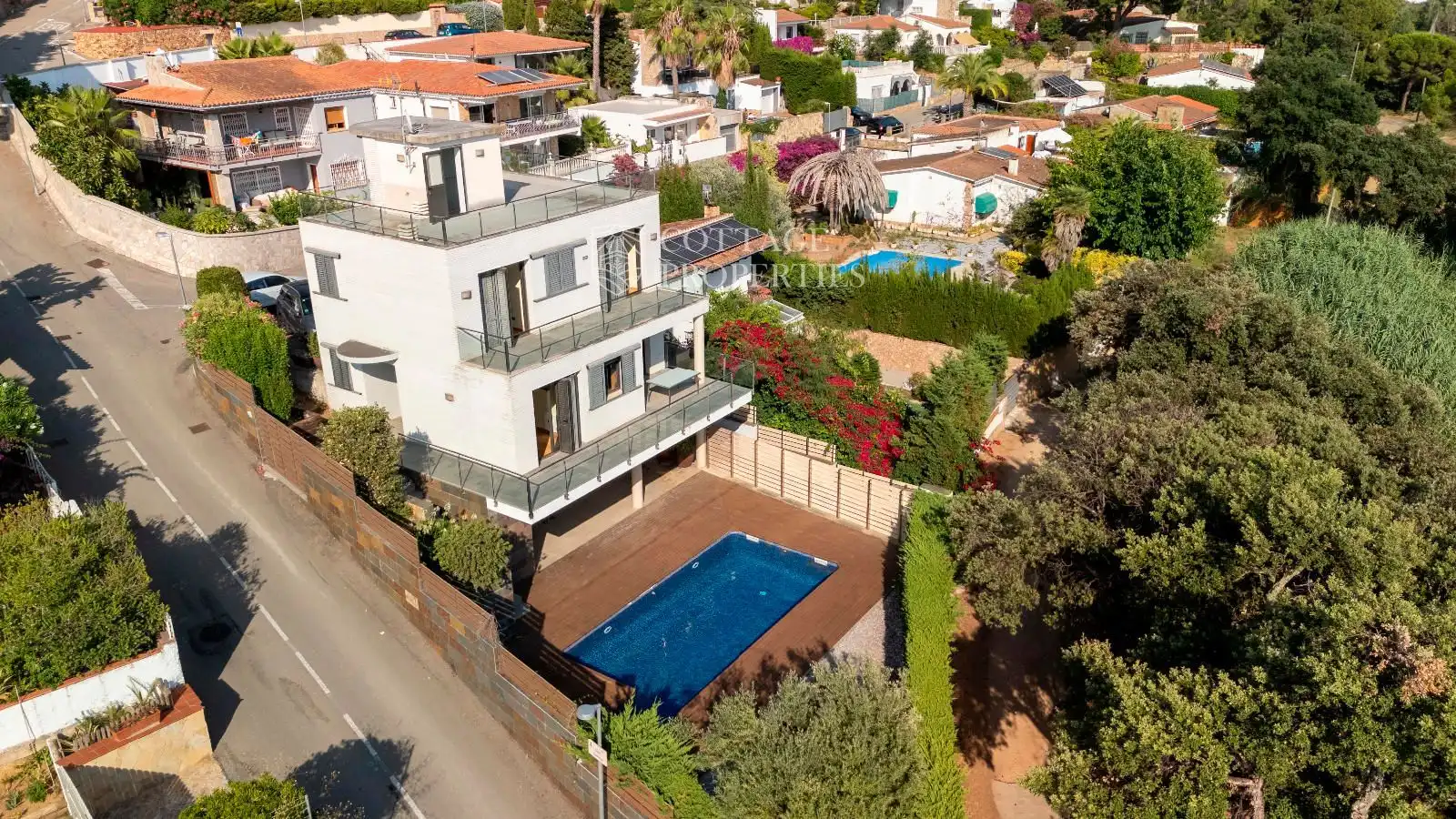 Vista exterior de Casa o xalet en venda en Lloret de Mar amb Aire condicionat, Calefacció i Terrassa