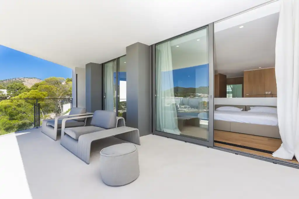 Terrace of Houses for rent in Andratx  with Air Conditioner, Heating and Private garden
