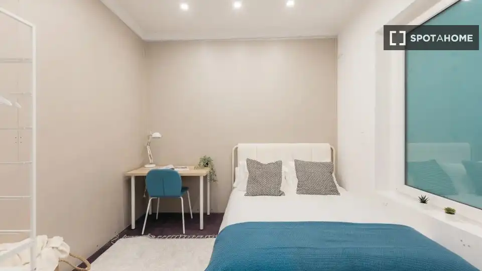 Habitación de Piso de alquiler en Valencia con Aire acondicionado, Calefacción y Amueblado