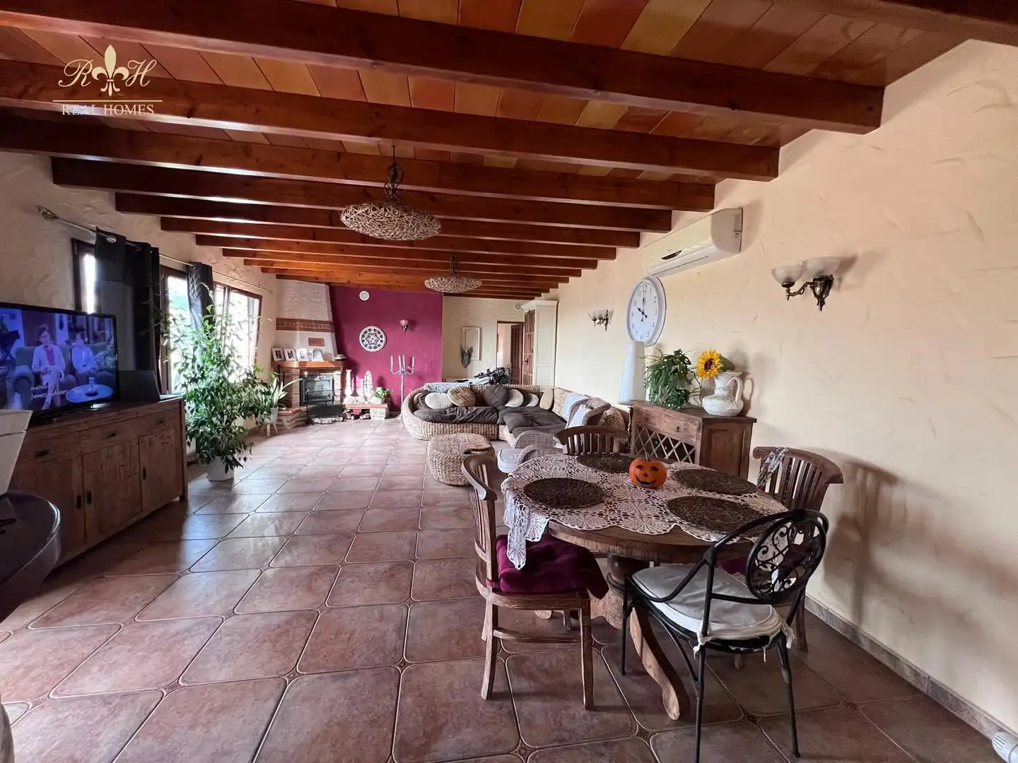 Dining room of Houses for sale in L'Alfàs del Pi  with Air Conditioner, Heating and Terrace