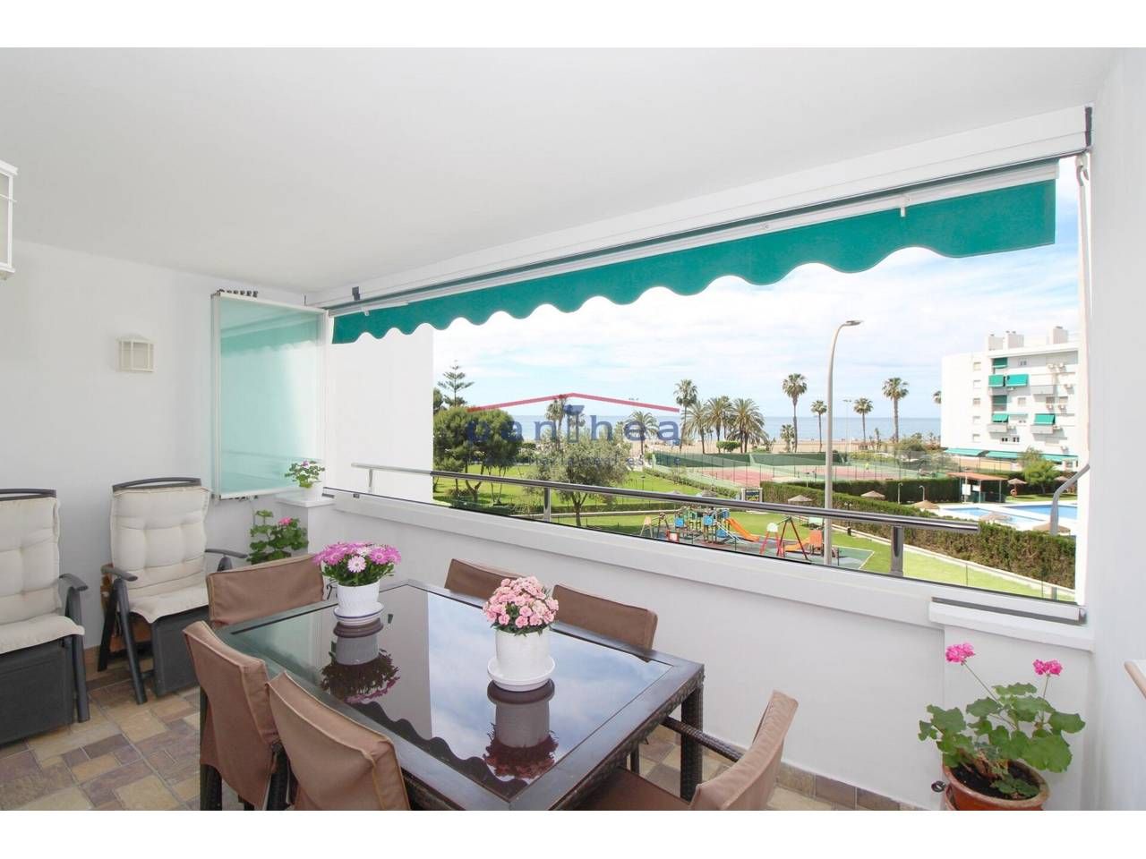 Terrace of Flat for sale in Rincón de la Victoria  with Air Conditioner, Parquet flooring and Terrace