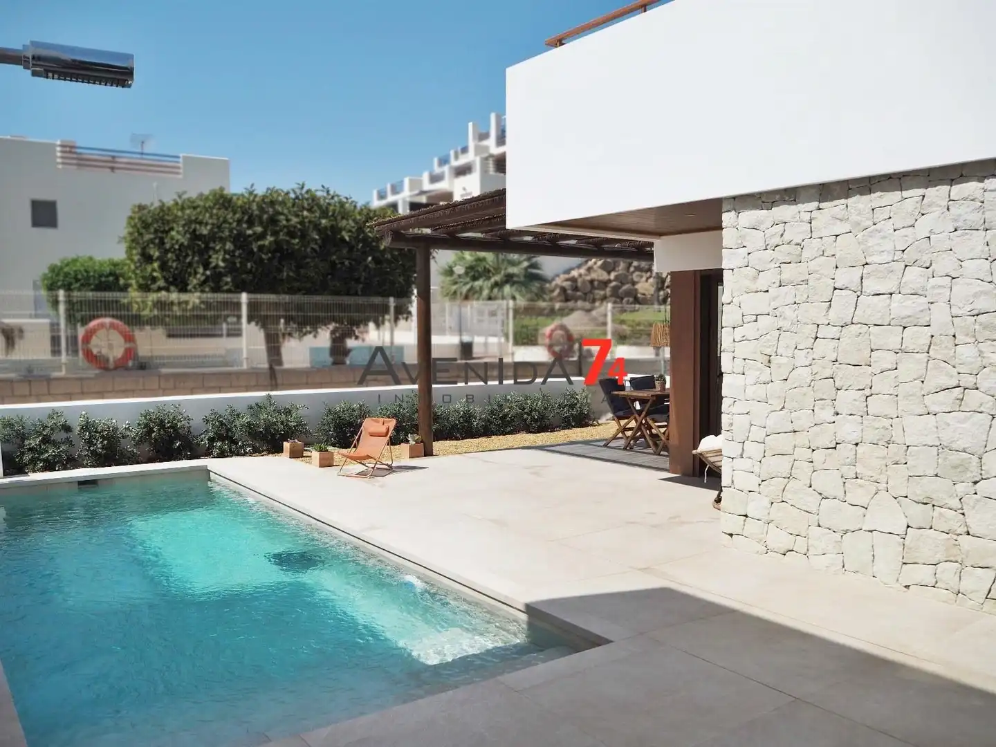 Piscina de Casa o chalet en venta en Cuevas del Almanzora con Aire acondicionado, Calefacción y Jardín privado